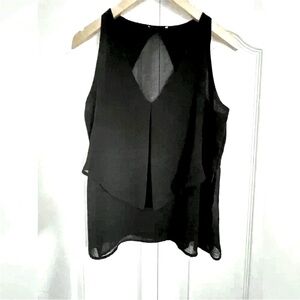 Macy’s Black Sleeveless Blouse